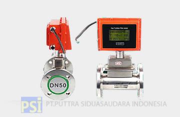 SHM Turbine Digital Gas Flow Meter Banner PSI PT PUTRA SIDUASAUDARA