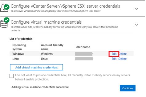 Manage The Configuration Server For Disaster Recovery With Azure Site