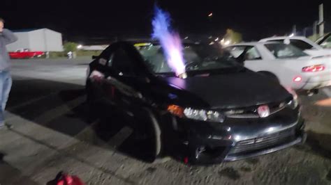 10 4 140 Mph 8th Gen Civic K20 Turbo Youtube