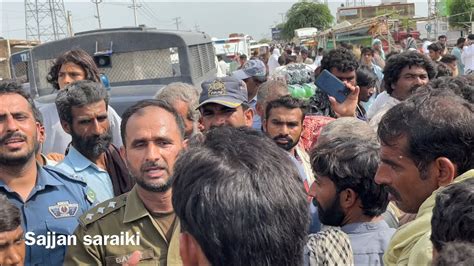 ڈیرہ غازی خان وزیراعلی بستی احمدانی سیلاب زدگان سے ملنے نہیں آۓ تمام انتظامات دھرے رہ گۓ عوام