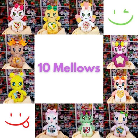 Mellow Plush Toy Set Ith Machine Embroidery Pattern