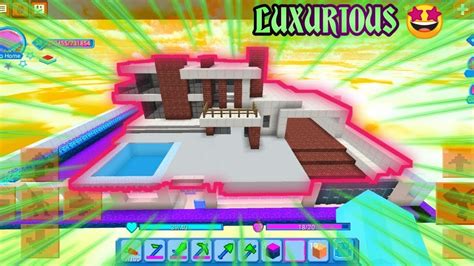 Building A Luxurious Mansion In Skyblock Blockman Go Blocky Mods