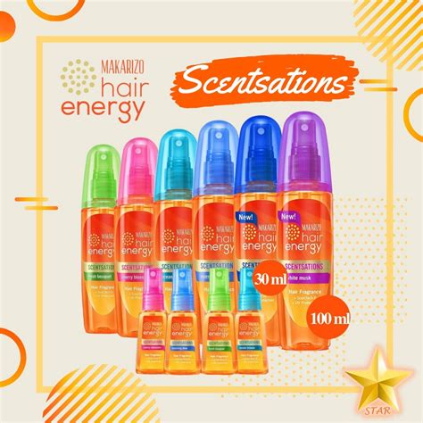 Jual Original Makarizo Hair Fragrance Spray Semprot Energy Scentsations