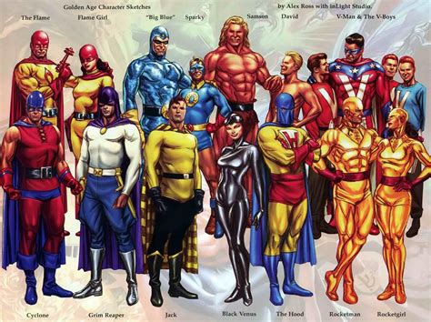 Golden Age Art By Alex Ross Imgur Comic Book Superheroes Golden