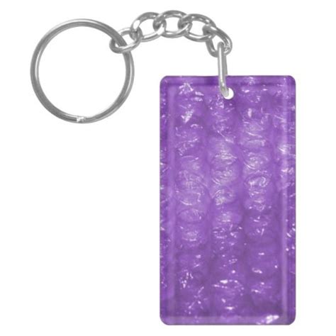 Novelty Purple Bubble Wrap Look Keychain | Zazzle.com | Purple bubble wrap, Keychain display ...