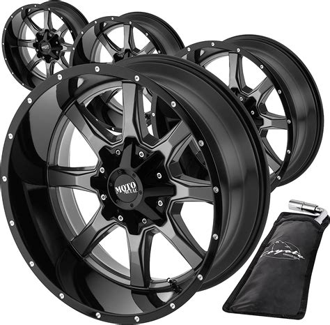 Amazon Moto Metal Mo Wheels Set Of Gloss Gray With Gloss