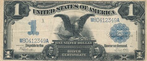 Usa Vereinigte Staaten V Amerika Dollar Silver Certificate