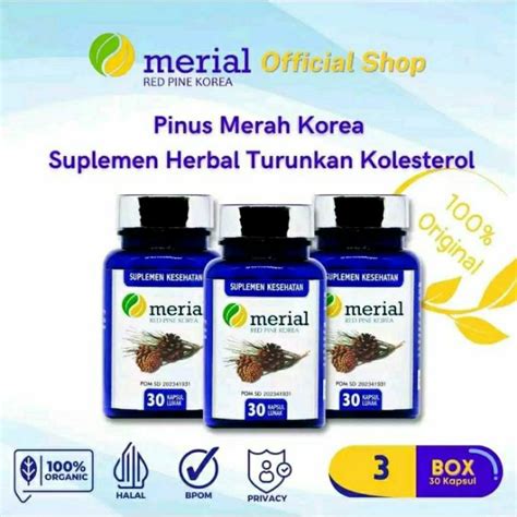 Jual Merial Red Pine Korea 3 Box Shopee Indonesia