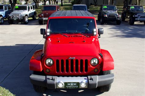 Used 2010 Jeep Wrangler Unlimited Sahara For Sale 21 995 Select Jeeps Inc Stock 197990