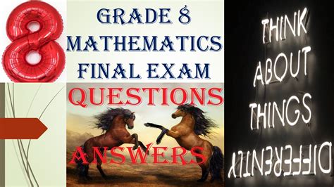 Grade 8 Mathematics Paper 1 Final Exam Questions And Answers • Teacha