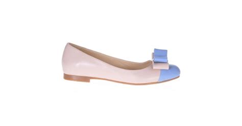 Balerini Dama Piele Naturala Nude Bleu Cod L