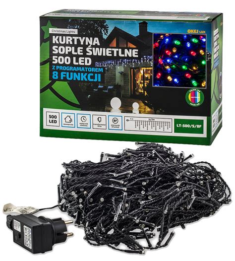 KURTYNA SOPLE 500 LED 25m 8 FUNKCJI TIMER Multi LT 500 S 8F M Cena