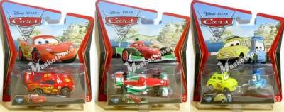 3 X MATTEL AUTA CARS 2 Zestaw GD Zygzak Luigi 2642285467