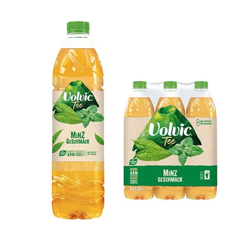 Volvic Grüntee Minze 6 x 150 cl PET Pepillo ch