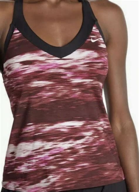 Nike Swimwear Womens Tie Dye Tankini Top Separate Space Dye Medium