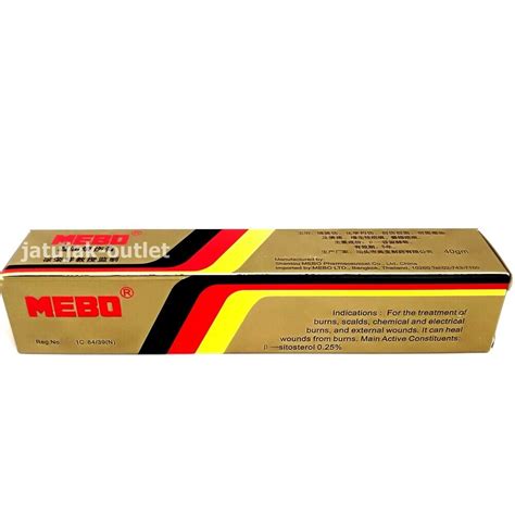 Mebo Burn Healing Cream Ointment Moist Grelly Belgi