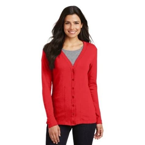 Port Authority Ladies Modern Stretch Cotton Cardigan Matly Digital