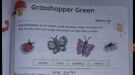 Class 4 Poem Grasshopper Green Youtube