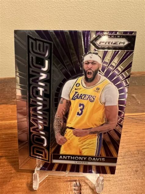 2023 24 PANINI PRIZM ANTHONY DAVIS Dominance Insert 25 Los Angeles