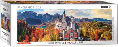 05444-Neuschwanstein Castle in Autumn 1000 Piece Panoramic Puzzle*IN ...