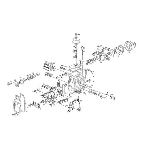 Seal Repair Kit For Bosch PES6MW Pumps With RW And RWV Governors