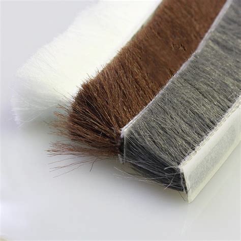 Marbhall Weather Stripping Brush For Sliding Windows Doors Frame Side Pile Self Adhesive