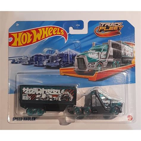 Hot Wheels Caminhão Speed hauler Track Fleet Universo Hot Wheels