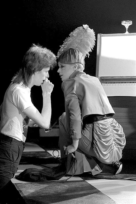 DB396 David Bowie Marianne Faithfull Iconic Images