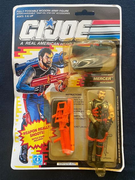 Vintage 1990 GI Joe A Real American Hero Mercer Mercenary Etsy In