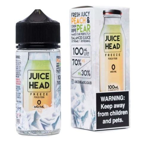 Juice Head E Liquid Peach Pear Freeze 100ml Vape And Go