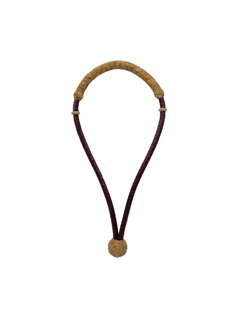 Rawhide And Leather Braided Bosal Underbridle Jm Capriola