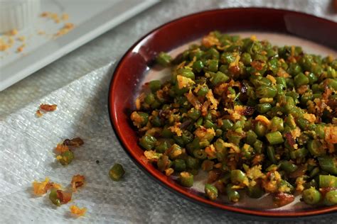 South Indian Green Beans Poriyal Recipe Fas Kitchen