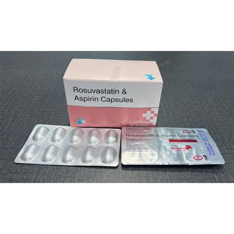 Rosuvastatin 10mg And Aspirin75 Mg Capsules Keep In A Cool Dry Place