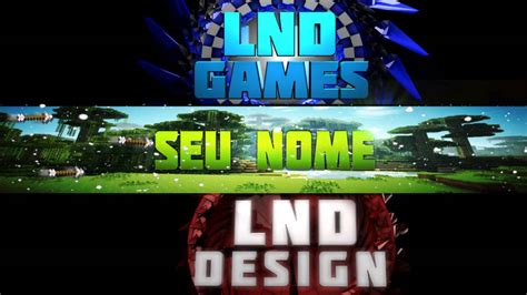 Banner De Minecraft Editavel Download Photoshop Cc Youtube