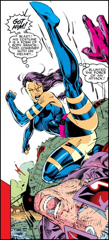 Psylocke And Magneto By Jim Lee From X Men Jim Lee Art