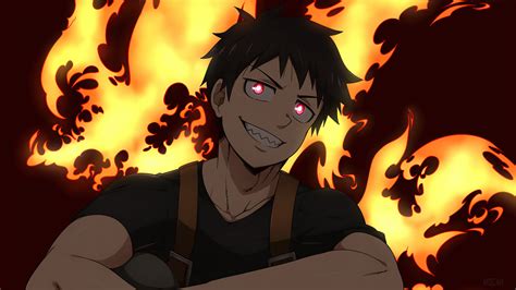 Fire Force Explosion Shinra Kusakabe Enen No Shouboutai Anime HD