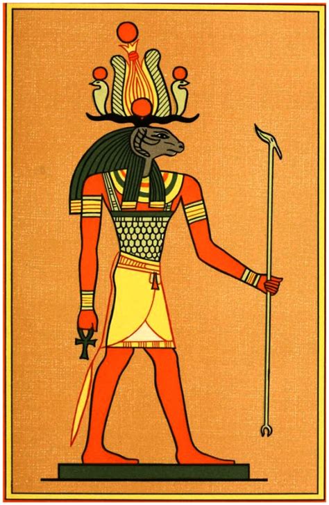 God Heryshaf Famous Pharaohs