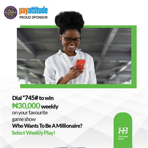 Win N30000 Weekly In Who Wants To Be A Millionaire Game Show Dial