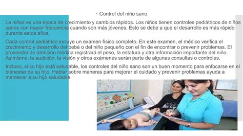 Control del niño sano crecimiento y salud dental PPT