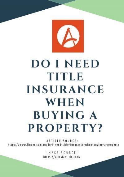 DO I NEED TITLE INSURANCE WHEN BUYING A PROPERTY