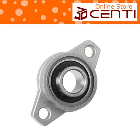 Pillow Block KFL002 Bearing Insert Bearing Shaft Support 15mm 15 Mm