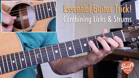 Essential Rhythm Guitar Trick Combine Fills And Strumming Patterns Youtube