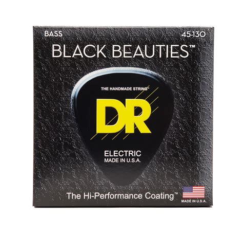 Drs Bkb5 45 Dr Strings Cuerdas Black Beauties ™ Black Coated Bass 45 65 85 105 125