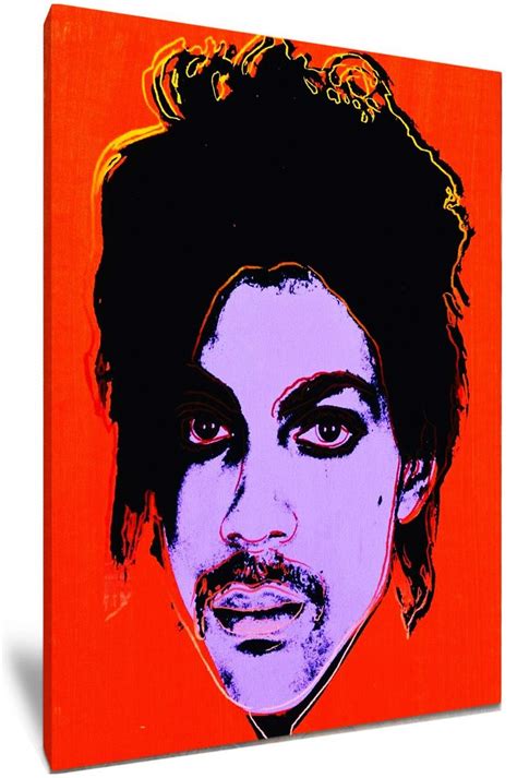 Orange Prince By Andy Warhol Hd Framed Canvas Wall Art Picture Etsy