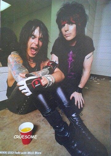 Nikki Sixx And Mick Mars Of Motley Crüe Nikkisixx Mickmars Motleycrue Nikki Sixx Motley Crue