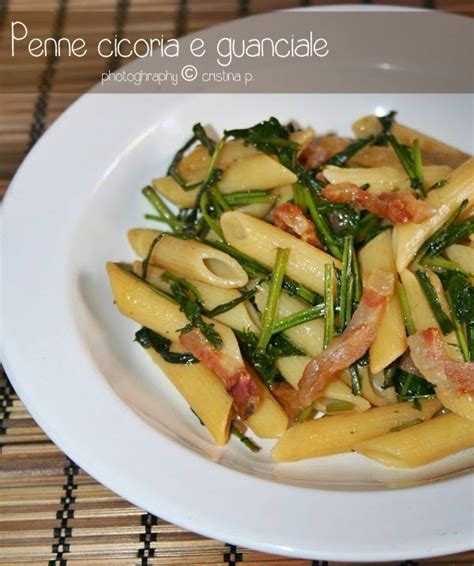 La Zucca Capricciosa Penne Cicoria E Guanciale