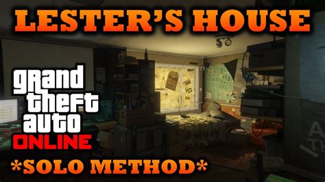 Gta Online Solo How To Get Inside Lester S House Youtube