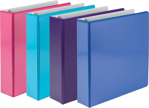 Buy Samsill 3 Ring Binder Clear View 2 Inch Binder 4 Pack Heavy Duty