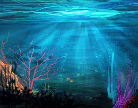 How To Paint An Underwater Scene