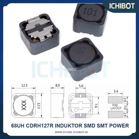 33uH CDRH127R Induktor SMD SMT Power Inductor CDRH 127R 33 UH ICHIBOT